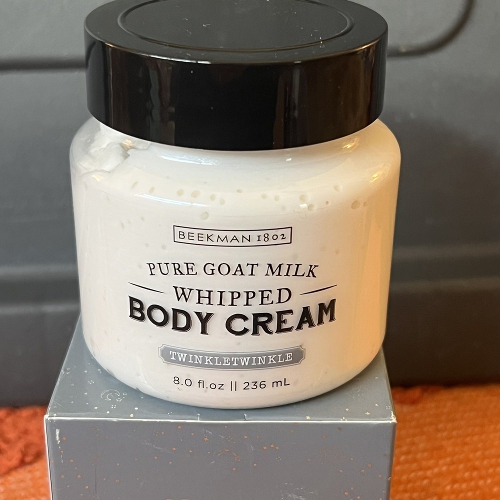 Beekman 1802 "Twinkle Twinkle" Goat Milk Whipped Body Cream Lotion 8 oz. NEW BOX